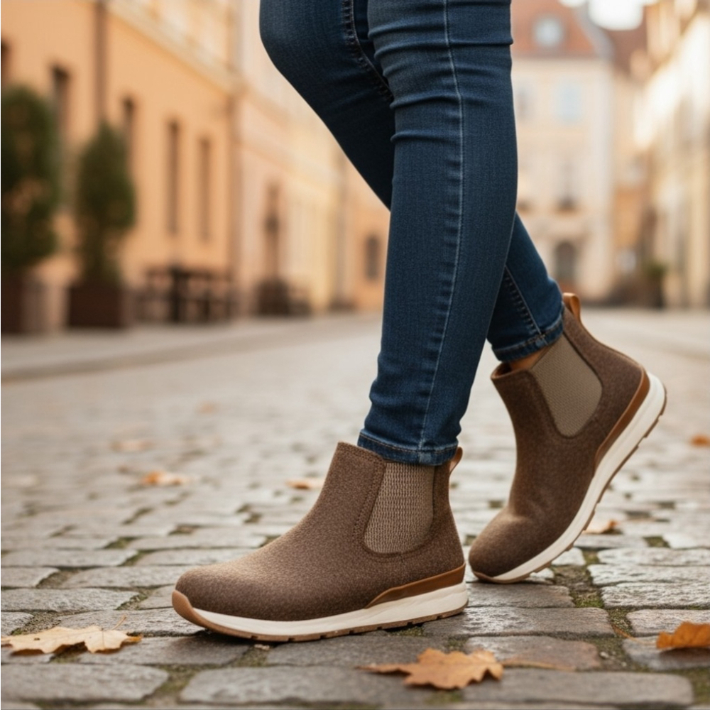 b.o.c Born Women's Chelsea Slip On Sneakers Boots Booties - 8.5 M Brown